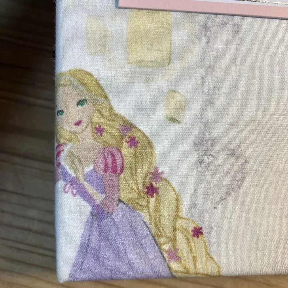 Pottery Barn Kids Disney Princess Castles Organic Crib Fitted Sheet NEW